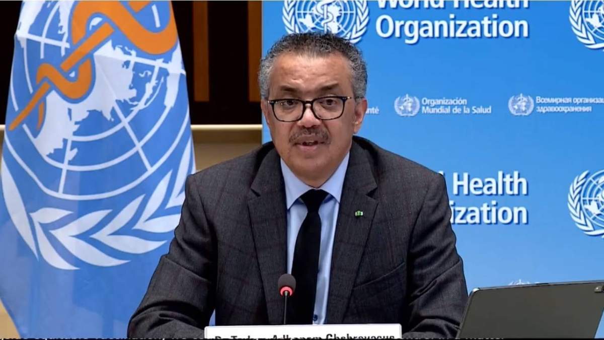 El director de la OMS Tedros Adhanom Ghebreyesus