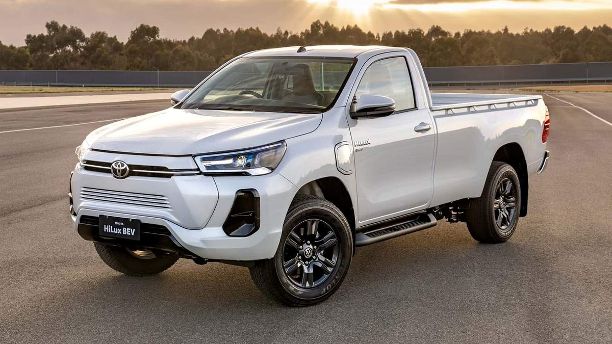 Así luciría la nueva Toyota Hilux BEV