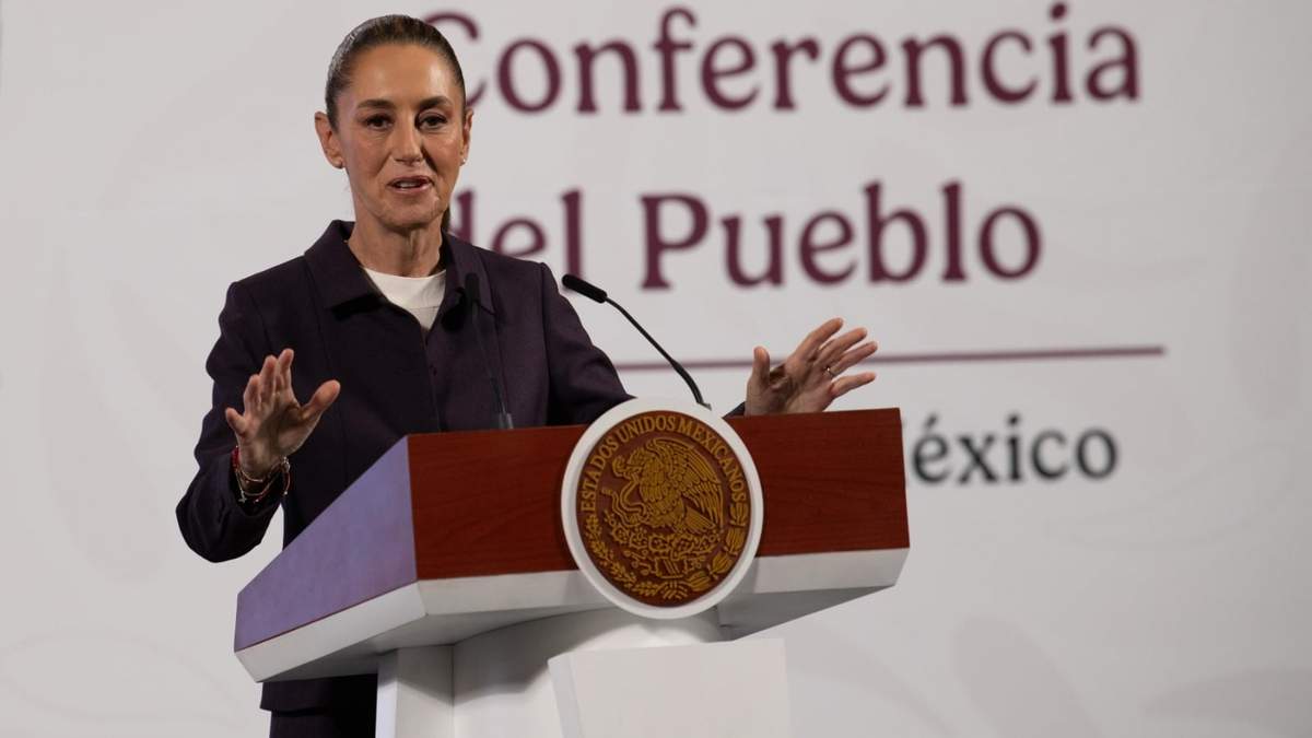 La presidenta Claudia Sheinbaum