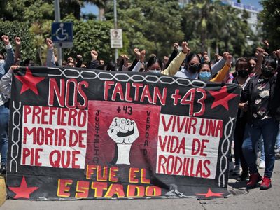 Normalistas inician semana de lucha, a 7 años de la desaparición de los 43