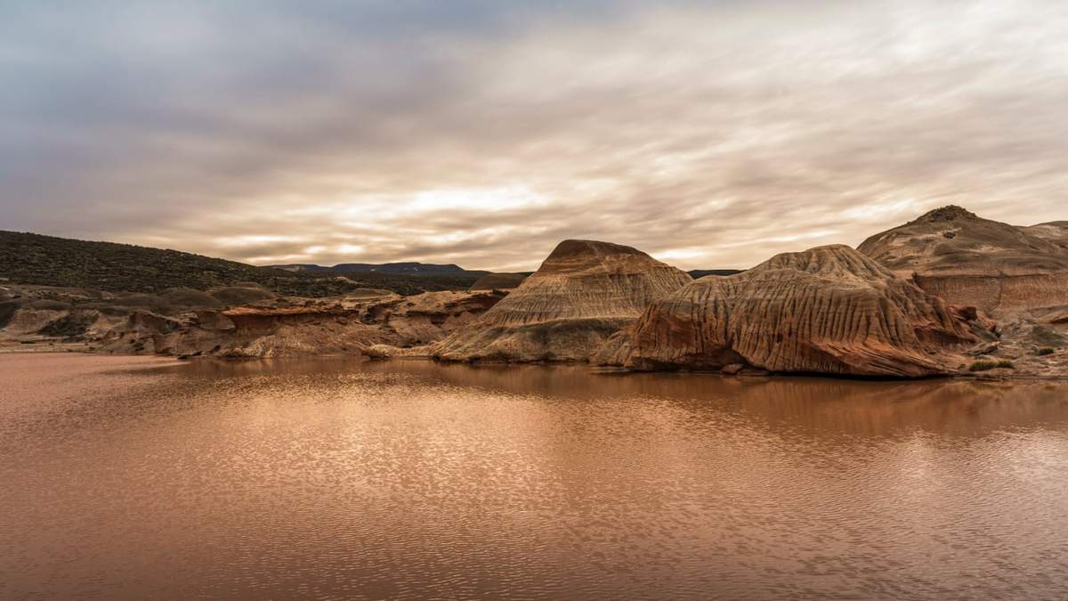 Rocas Coloradas, Chubut. Fuente: (Instagram)