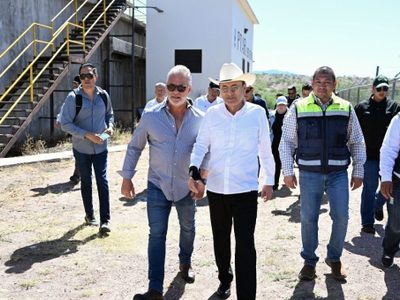 Alfonso Durazo arranca programa de saneamiento de agua en Nogales para garantizar abasto a la población