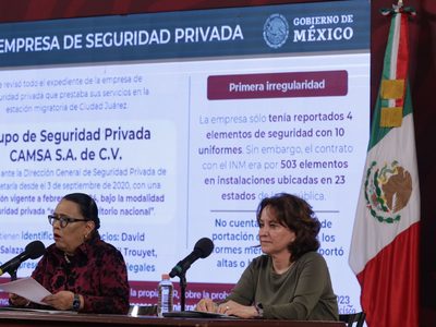 Cancelarán contrato a la empresa de seguridad de la estancia migratoria en Ciudad Juárez