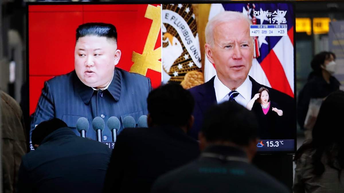 Kim Jong Un y Joe Biden, líderes de Corea del Norte y Estados Unidos. Fuente: (Twitter)