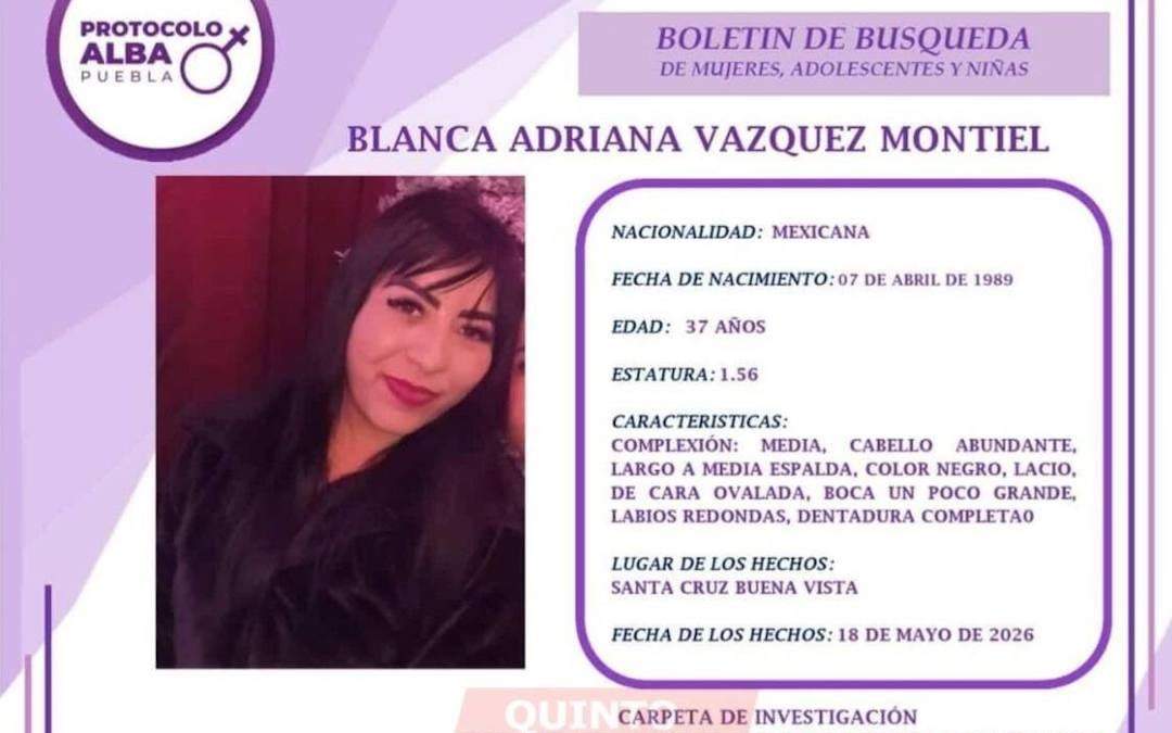 Ficha de búsqueda de Blanca Adriana Vázquez Montiel