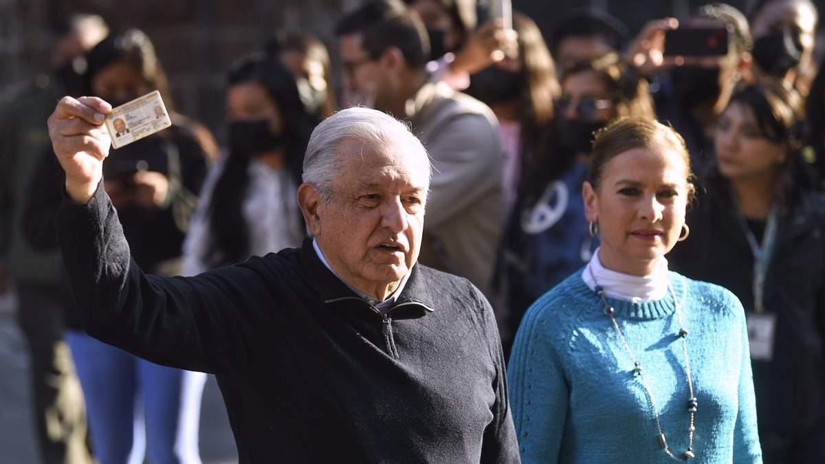El presidente junto a su esposa