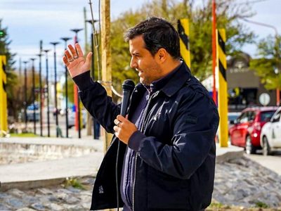 Carlos Koopmann inauguró una obra que vincula dos calles del centro de Zapala