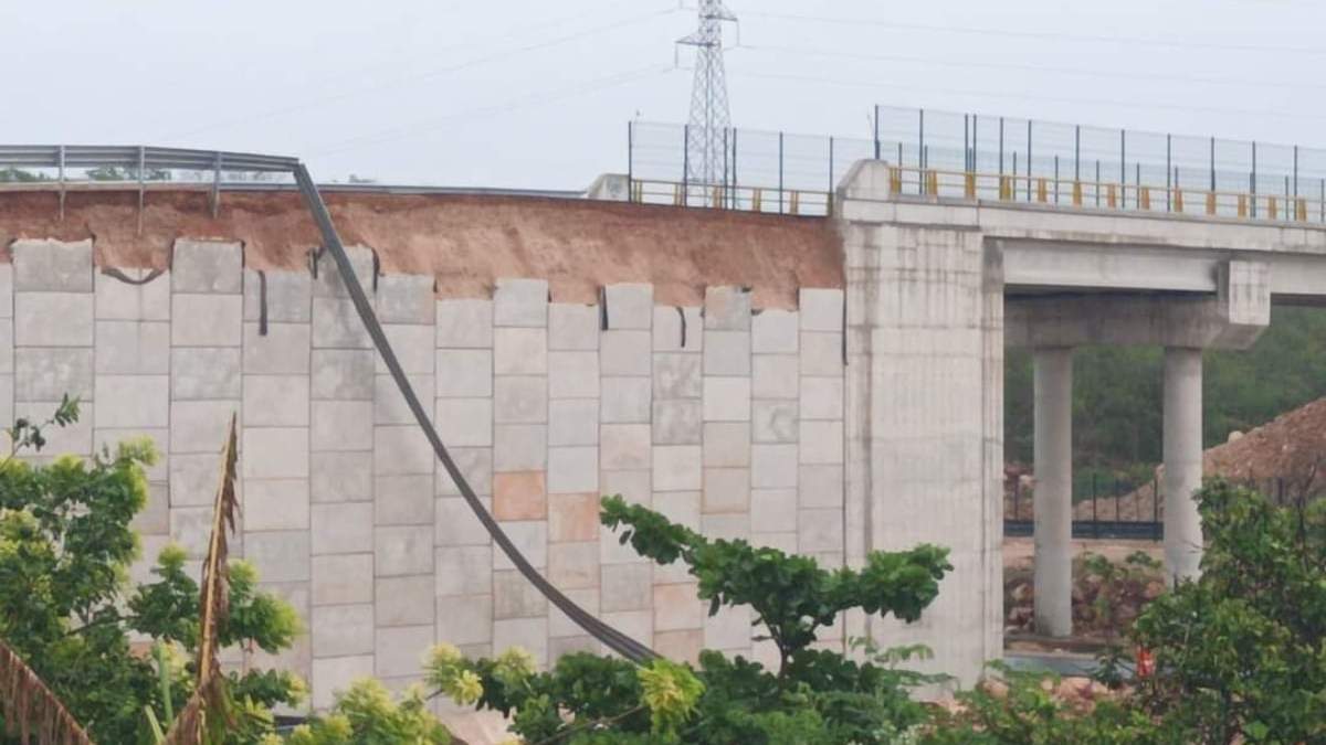 La zona afectada