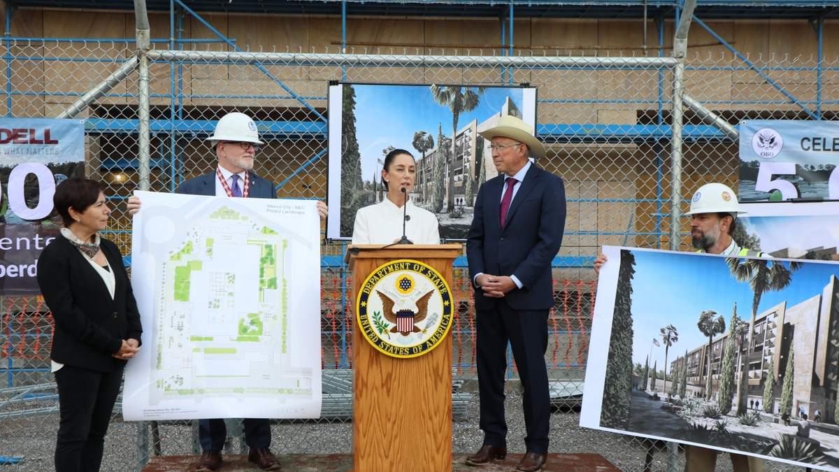Claudia Sheinbaum y Ken Salazar