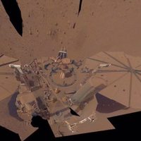 Una tormenta de polvo desafía a la misión InSight en Marte