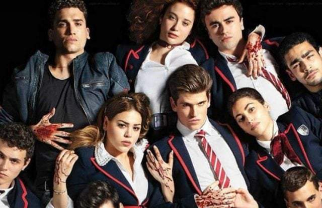 Áron Piper, Jaime Lorente, Danna Paola, María Pedraza, Miguel Bernardeau, Itzan Escamilla, Mina El Hammani y Omar Ayuso. Fuente: (Instagram).