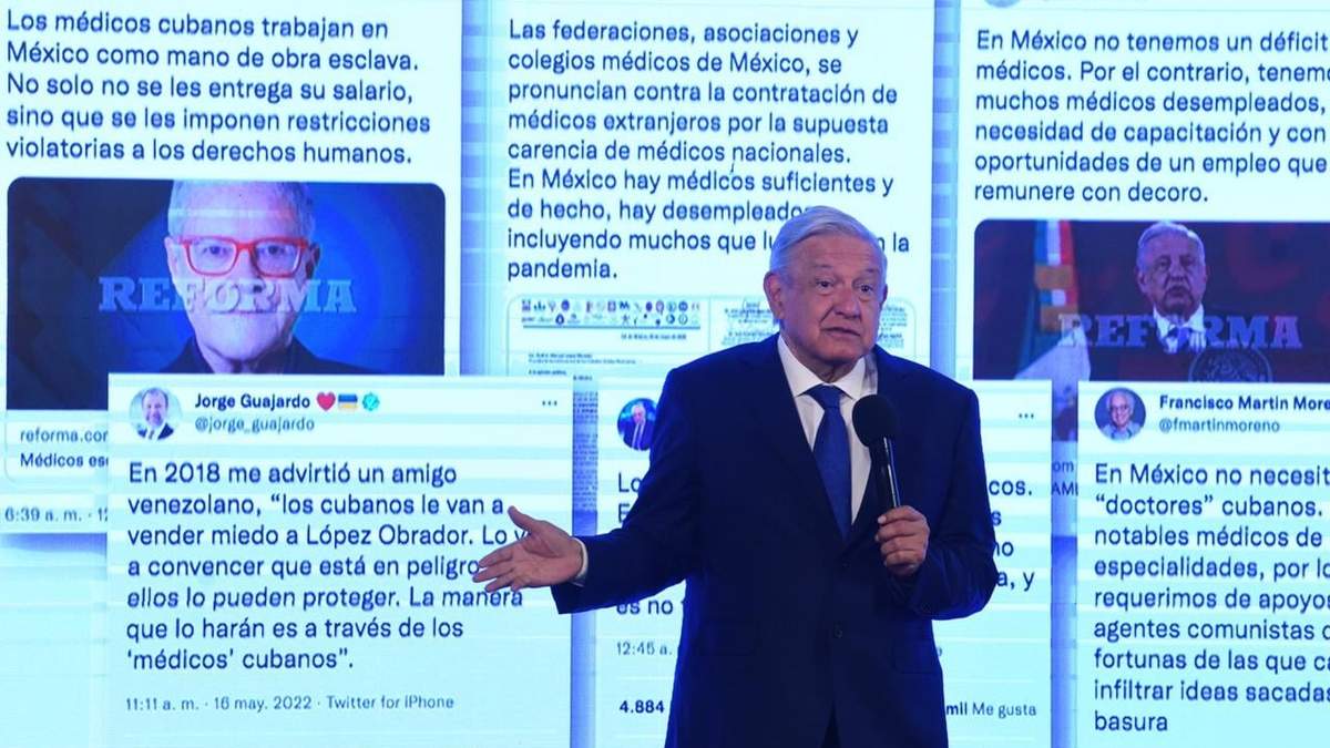 El presidente López Obrador