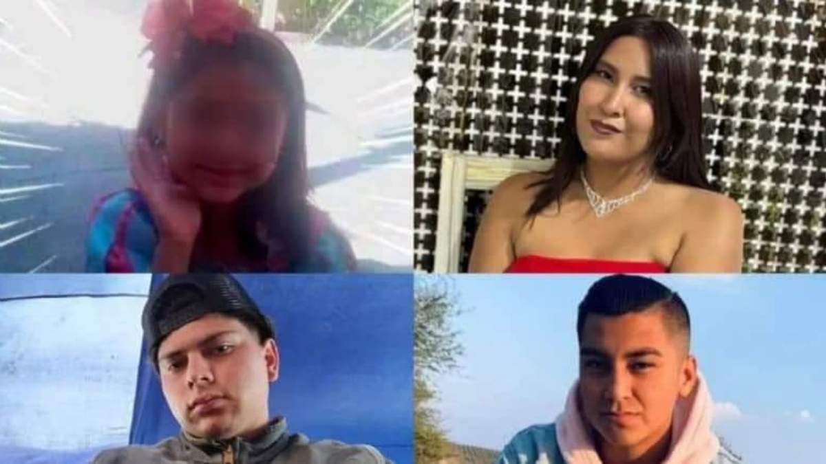 Víctimas de la fiesta infantil en Pénjamo, Guanajuato