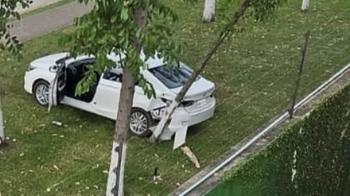 El auto en el que viajaba el ex regidor
