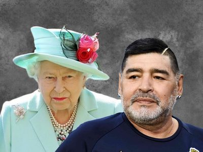 El último pedido de la Reina Isabel II para Diego Maradona: la respuesta, en video