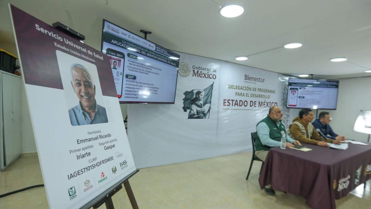 Conferencia en el Estado de México para anunciar el arranque de la credencialización