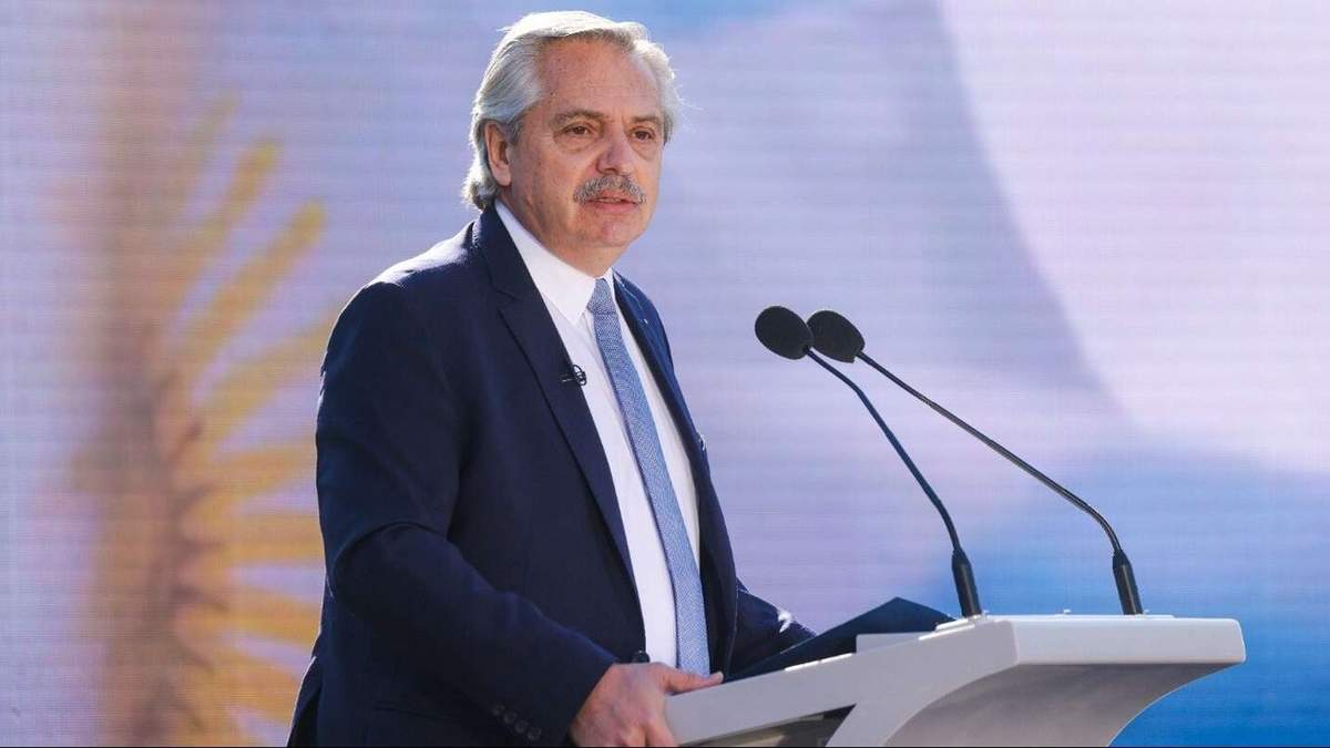 El presidente de la Nación, Alberto Fernández. Fuente: (Twitter)