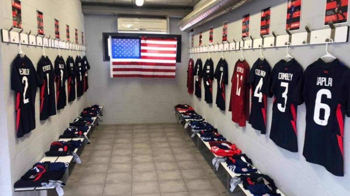 Vestidor de la selección de futbol de EU