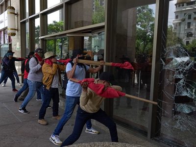 La Segob repudia actos vandálicos de la CETEG contra la Torre Bienestar