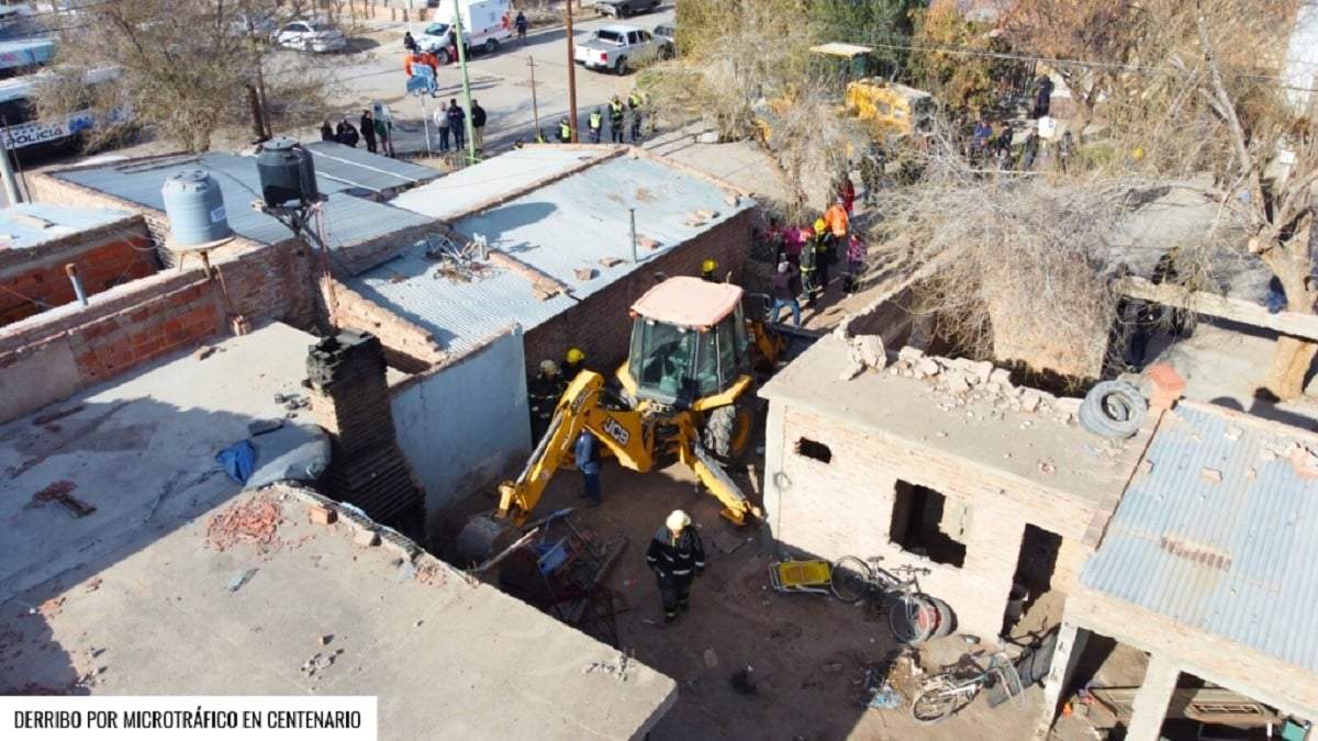 La vivienda fue denunciada el mes pasado como punto de venta de drogas y acopio de elementos robados. Fuente: (MPF)