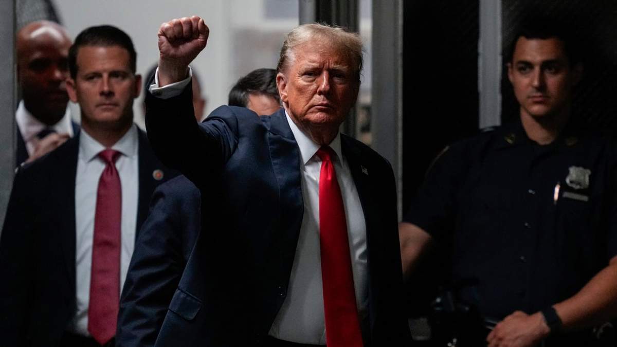 El entonces expresidente Donald Trump en un tribunal de Nueva York el 28 de mayo del 2024