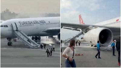 Avión con 277 pasajeros a bordo se incendia segundos después de aterrizar | VIDEO
