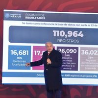 AMLO confirma que hay 92 mil personas desaparecidas