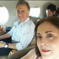 Diputada #LadyBolsas se pasea en aeronave oficial con Yunes; este viernes renunció a Morena