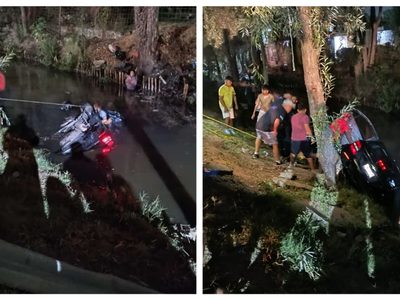 Dos personas murieron tras caer en su auto a un canal de Xochimilco (Video)