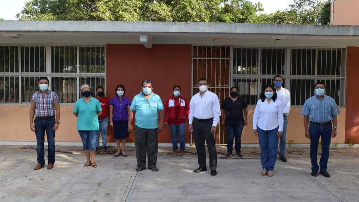 Una escuela en Campeche