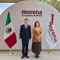 Pese a presiones de EU, Luisa Alcalde se reúne con embajador de China en México