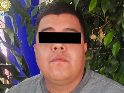 Detienen en la GAM a motociclista por no traer casco; le encuentran droga y un millón de pesos