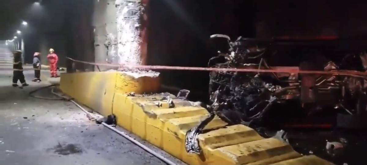 El auto incendiado el pasado domingo