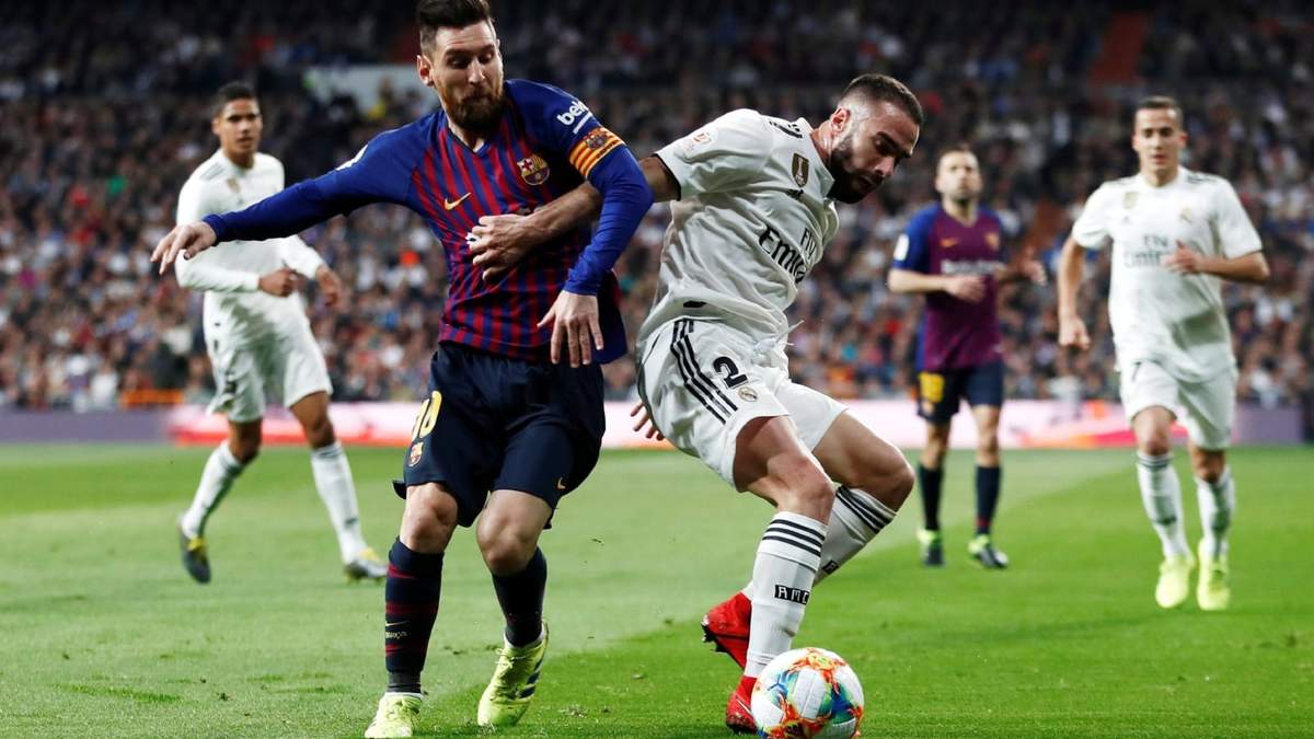 Messi vs Benzema en el clásico. Fuente (Instagram)