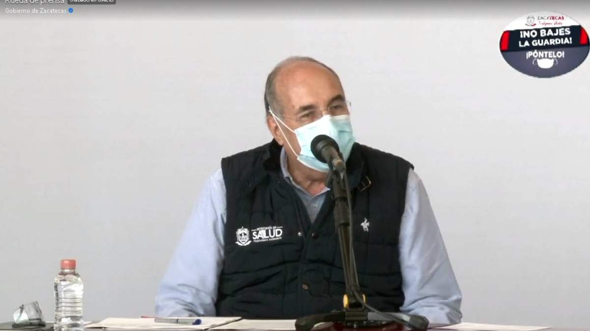 El secretario de Salud de Zacatecas, Gilberto Breña Cantú