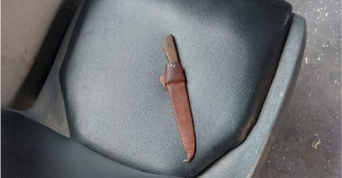 El cuchillo con el que fue apuñalado el joven. Fuente Mejor Informado.