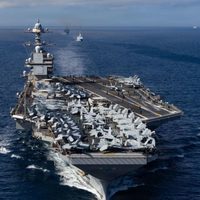 El portaaviones más grande del mundo llegó al Caribe