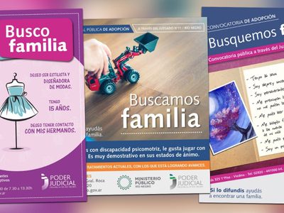 El Poder Judicial de Río Negro lanzó la campaña “Buscamos familia” para menores en adopción