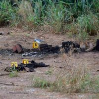 Hallan restos humanos calcinados en rancho abandonado de Reynosa
