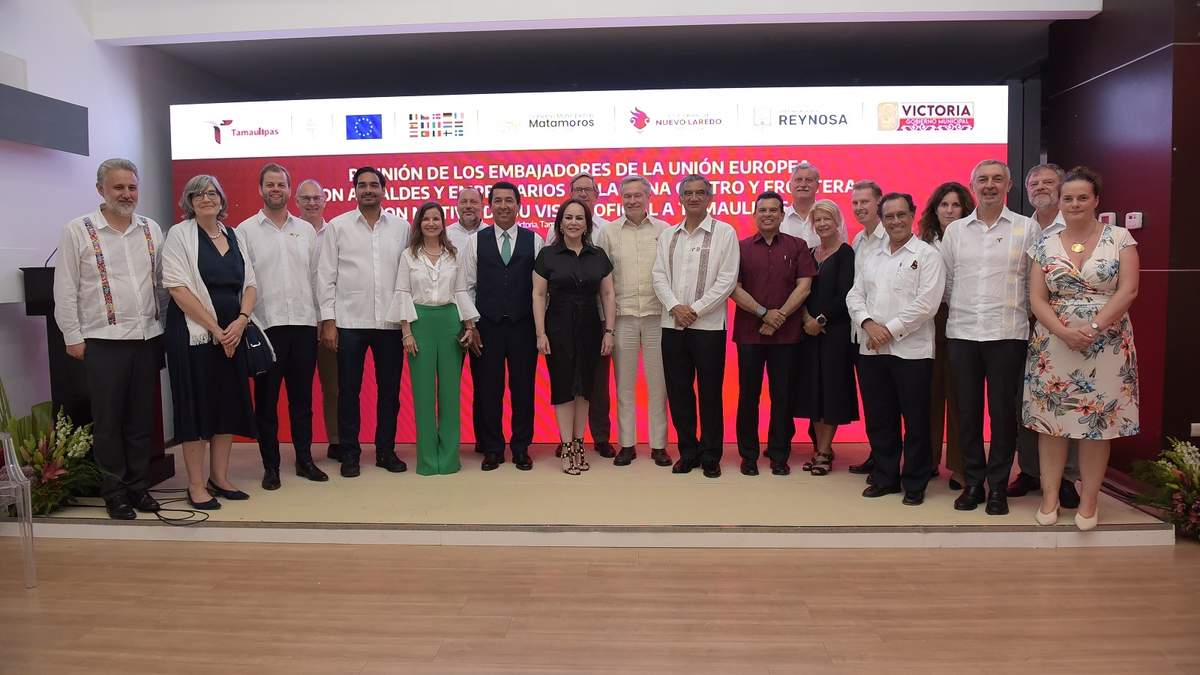 Exponen ventajas competitivas del norte de Tamaulipas a embajadores