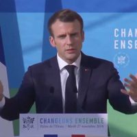 Macron responde a los 'chalecos amarillos”: No cambiaremos de rumbo