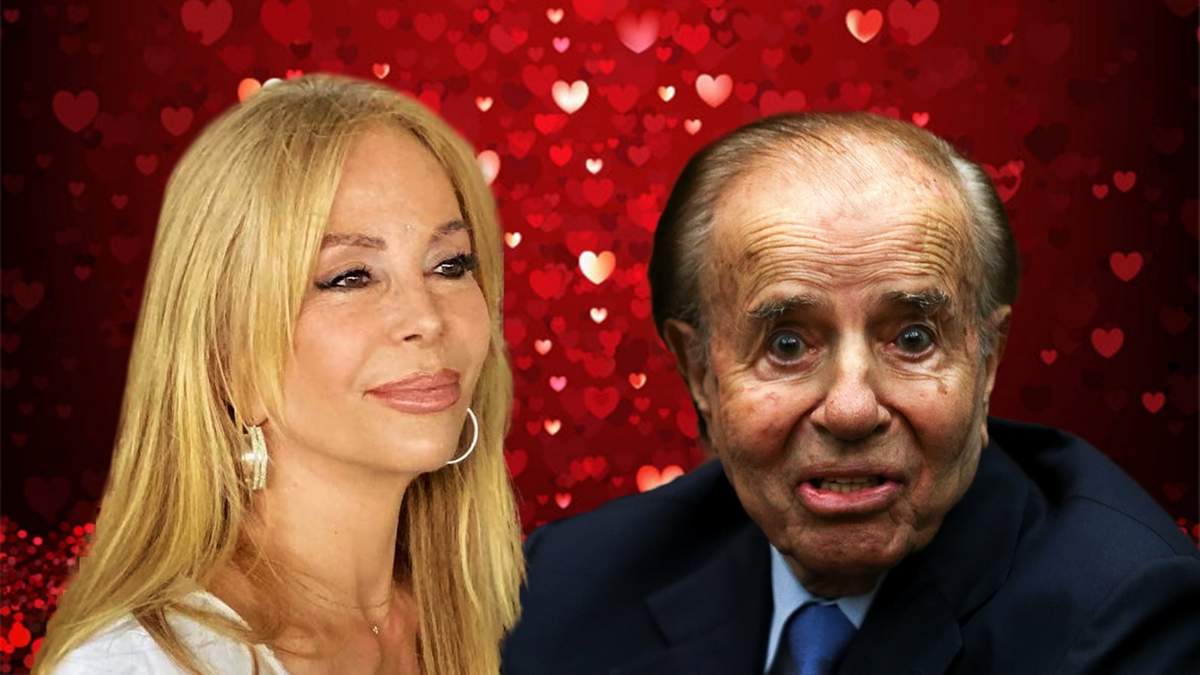 Graciela Alfano y Carlos Menem. Fuente: (Minuto Neuquén)