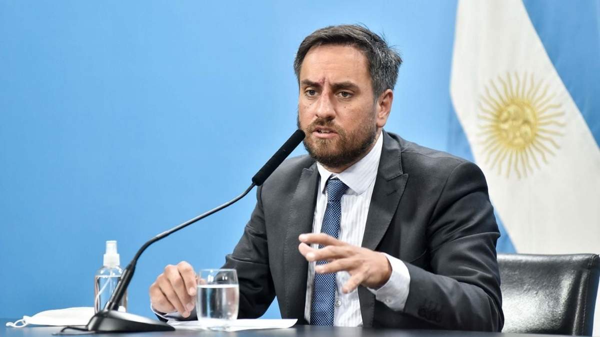 Juan Cabandié, ministro de Ambiente. Fuente: (Twitter)