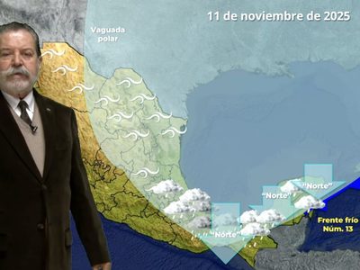 Congelará la masa de aire ártico del frente frío 13 a los siguientes estados el martes