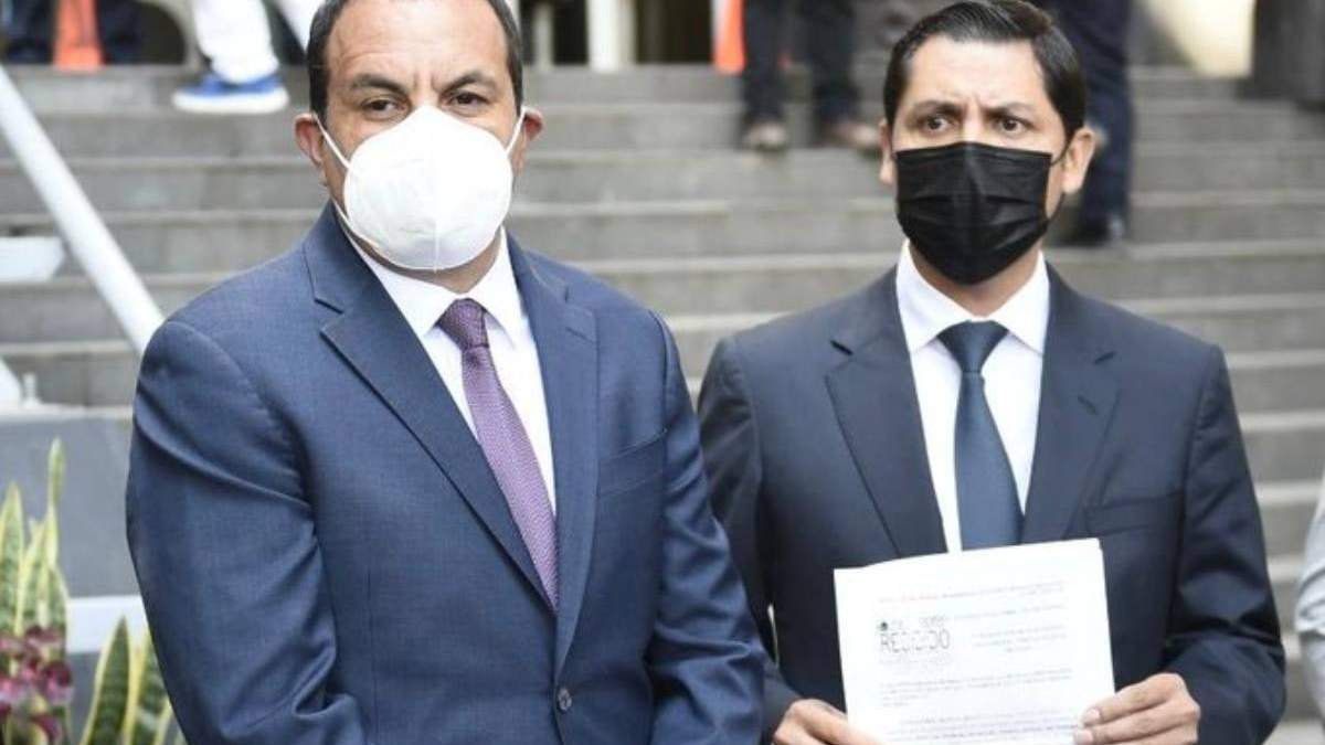 El gobernador de Morelos, Cuauhtémoc Blanco