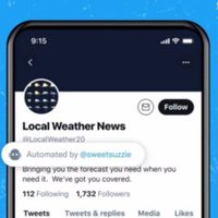 Twitter identifica las cuentas automatizadas o bots que publican en la red social