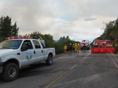 Bomberos anunciaron “incendios muy peligrosos” y “muy explosivos” en San Martín de los Andes