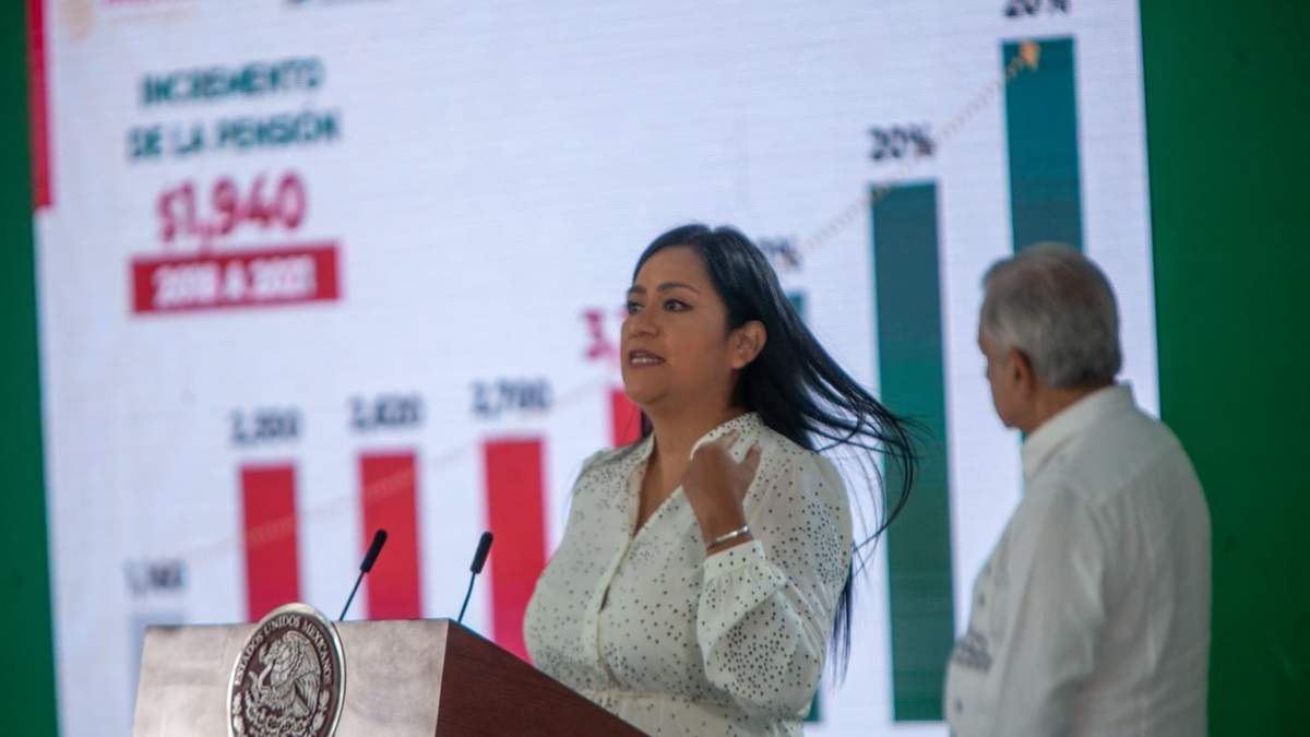 La subsecretaria del Bienestar, Ariadna Montiel Reyes