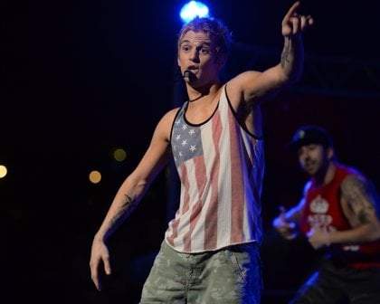 El cantante y actor estadunidense Aaron Carter