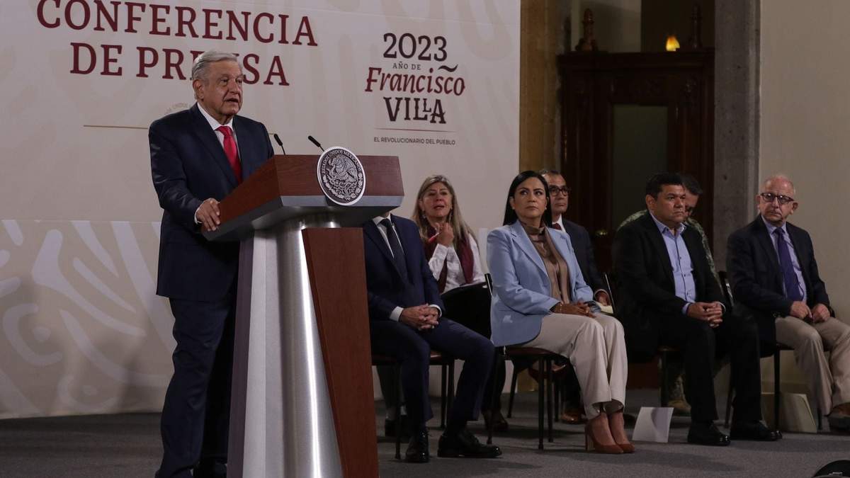 El presidente en Palacio Nacional